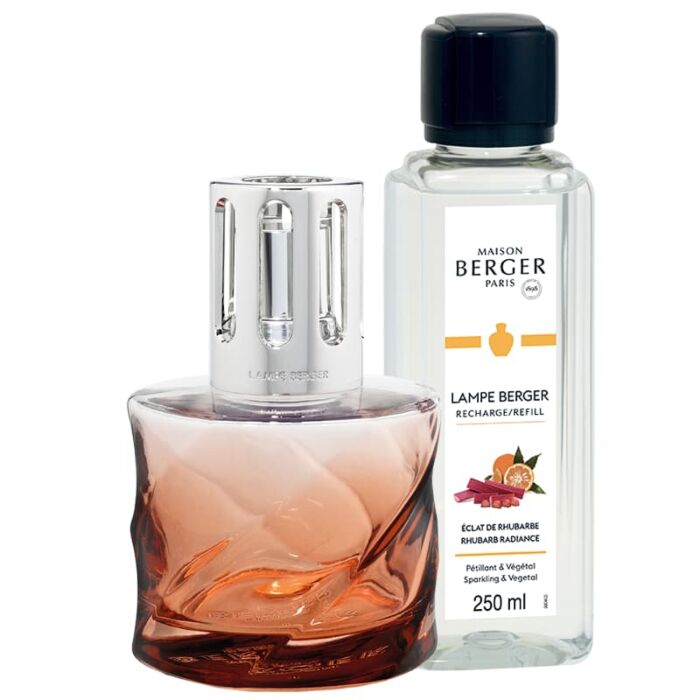 Maison Berger - Amber-Pink Spiral Lampe Berger Gift Pack